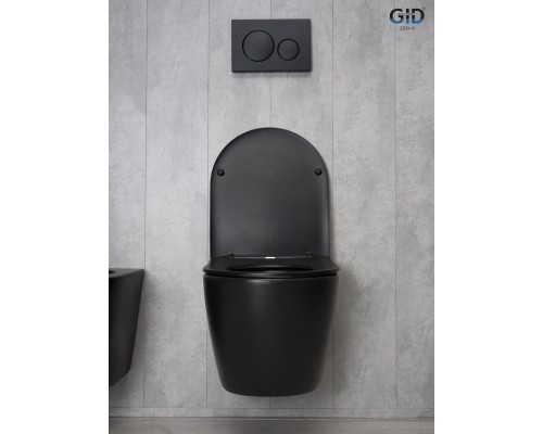 Унитаз подвесной Gid Bm2198 62226Y черный матовый 49x36x35.5 Унитаз подвесной Gid Bm2198 62226Y черный матовый 49x36x35.5