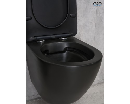 Унитаз подвесной Gid Bm2198 62226Y черный матовый 49x36x35.5 Унитаз подвесной Gid Bm2198 62226Y черный матовый 49x36x35.5