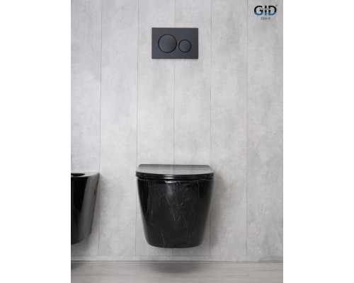 Унитаз подвесной Gid Bs2198 62227Y под камень глянцевый 49x36x35.5
