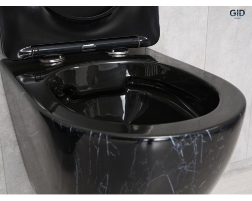 Унитаз подвесной Gid Bs2198 62227Y под камень глянцевый 49x36x35.5
