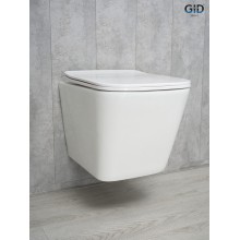 Унитаз подвесной Gid Tr2143 62257Y белый 49x34x36