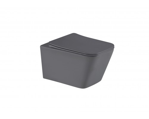 Унитаз подвесной Tornado Gid Tr2143TF-Dgm 62304Y серый матовый 49x34x36