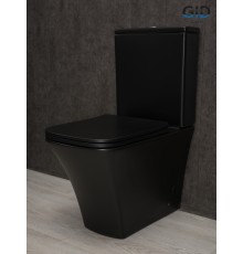 Унитаз напольный Gid Tn2184Bm 62252Y черный матовый 62.5x37x83