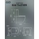 Унитаз напольный Gid Tn2189 62247Y белый 64x37x82