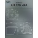 Унитаз приставной Gid TRS-263 62211Y белый 52x36x41