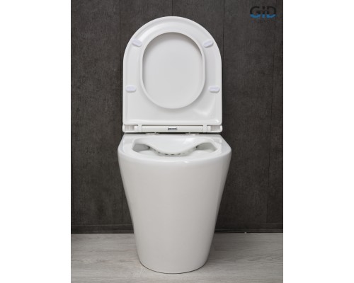 Унитаз приставной Gid TRS-263 62211Y белый 52x36x41