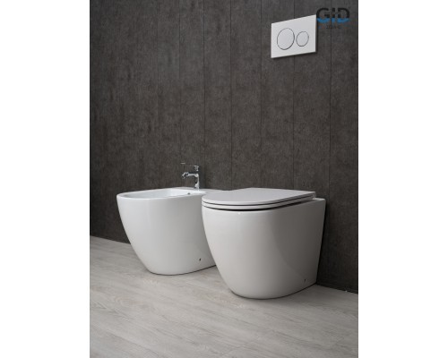 Унитаз приставной Gid TRS-269 62213Y белый 56x36.5x42