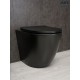 Унитаз приставной Gid TRS-269BM 62214Y черный матовый 56x36.5x42