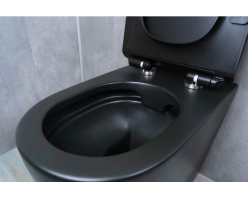 Унитаз приставной Gid TRS-269BM 62214Y черный матовый 56x36.5x42 Унитаз приставной Gid TRS-269BM 62214Y черный матовый 56x36.5x42