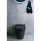 Унитаз приставной Gid TRS-269BM 62214Y черный матовый 56x36.5x42