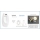 Подвесной сенсорный писсуар Gid Q9502 91106 белый 35x29x70