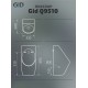 Подвесной сенсорный писсуар Gid Q9510 91115 белый 33x40x60.5