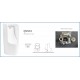 Подвесной писсуар Gid Q9503 91107 белый 38x34x77