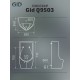 Подвесной писсуар Gid Q9503 91107 белый 38x34x77
