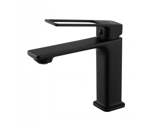 Смеситель для раковины Gid Niagara L057-BM-K L057BMK черный матовый Смеситель для раковины Gid Niagara L057-BM-K L057BMK черный матовый