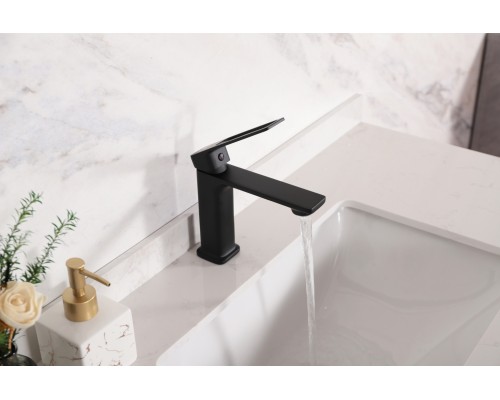 Смеситель для раковины Gid Niagara L057-BM-K L057BMK черный матовый Смеситель для раковины Gid Niagara L057-BM-K L057BMK черный матовый