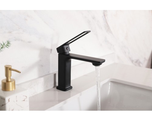 Смеситель для раковины Gid Niagara L057-BM-K L057BMK черный матовый Смеситель для раковины Gid Niagara L057-BM-K L057BMK черный матовый