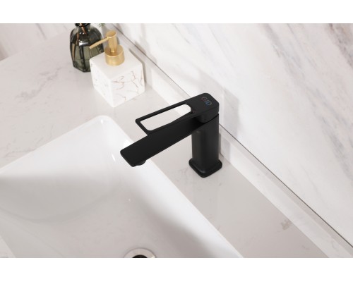 Смеситель для раковины Gid Niagara L057-BM-K L057BMK черный матовый Смеситель для раковины Gid Niagara L057-BM-K L057BMK черный матовый