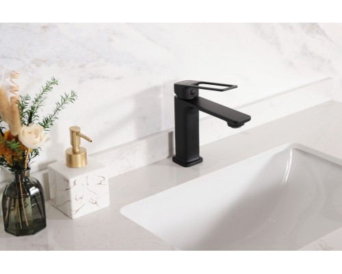 Смеситель для раковины Gid Niagara L057-BM-K L057BMK черный матовый Смеситель для раковины Gid Niagara L057-BM-K L057BMK черный матовый