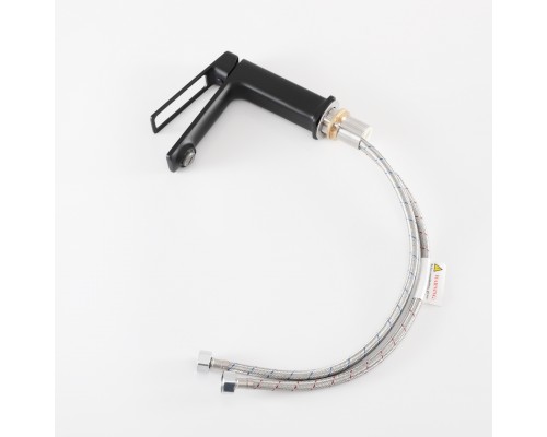 Смеситель для раковины Gid Niagara L057-BM-K L057BMK черный матовый Смеситель для раковины Gid Niagara L057-BM-K L057BMK черный матовый