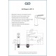 Смеситель для раковины Gid Niagara L057-BM-K L057BMK черный матовый