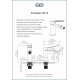 Смеситель для биде Gid Niagara L057-BM-B L057BMB черный матовый