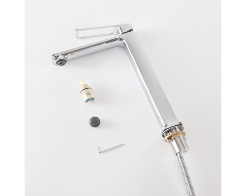 Смеситель высокий для раковины Gid Niagara L057-CH-D L057CHD хром