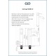 Смеситель высокий для раковины Gid Inga SS096-CH-D SS096CHD хром