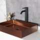 Смеситель высокий для раковины Gid Inga SS096-BM-D SS096BMD черный матовый