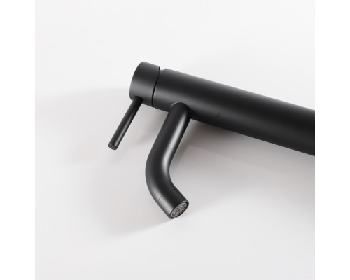 Смеситель высокий для раковины Gid Inga SS096-BM-D SS096BMD черный матовый