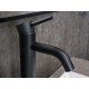Смеситель высокий для раковины Gid Inga SS096-BM-D SS096BMD черный матовый