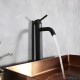 Смеситель высокий для раковины Gid Inga SS096-BM-D SS096BMD черный матовый