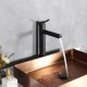 Смеситель высокий для раковины Gid Berlin SS080-BM-D SS080BMD черный матовый