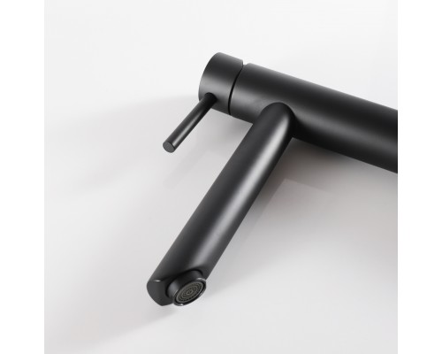 Смеситель высокий для раковины Gid Berlin SS080-BM-D SS080BMD черный матовый Смеситель высокий для раковины Gid Berlin SS080-BM-D SS080BMD черный матовый