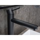 Смеситель высокий для раковины Gid Berlin SS080-BM-D SS080BMD черный матовый