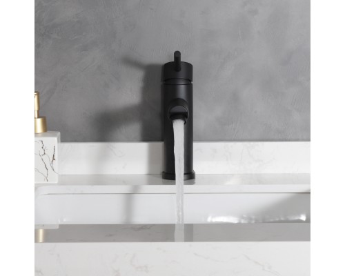 Смеситель для раковины Gid Berlin SS080-BM-K SS080BMK черный матовый Смеситель для раковины Gid Berlin SS080-BM-K SS080BMK черный матовый