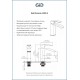 Смеситель для раковины Gid Victoria L120-CH-K L120CHK хром