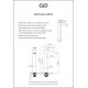 Смеситель высокий для раковины Gid Victoria L120-BM-D L120BMD черный матовый