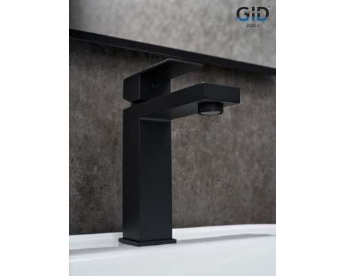 Смеситель для раковины Gid Anchel SS979-BM-K SS979BMK черный матовый Смеситель для раковины Gid Anchel SS979-BM-K SS979BMK черный матовый