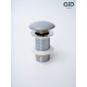 Донный клапан Gid без перелива  Gmh100 74401K серый матовый 7x7x10