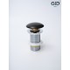 Донный клапан Gid без перелива Blm100 74402K черный матовый 7x7x10