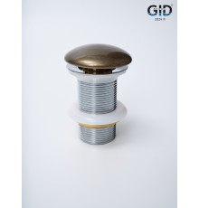 Донный клапан Gid без перелива Bzk100 74404K бронза 7x7x10