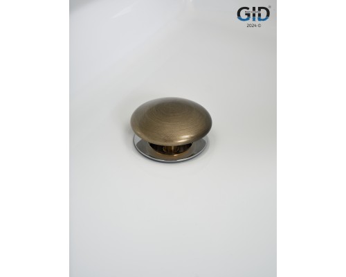 Донный клапан Gid без перелива Bzk100 74404K бронза 7x7x10