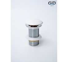 Донный клапан Gid без перелива Wh100 71101K белый 7x7x10