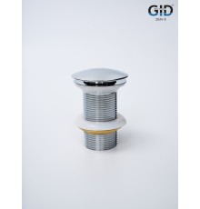 Донный клапан Gid без перелива Ch100 73302K хром 7x7x10