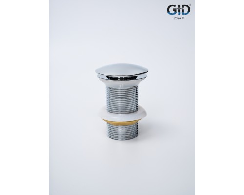 Донный клапан Gid без перелива Ch100 73302K хром 7x7x10