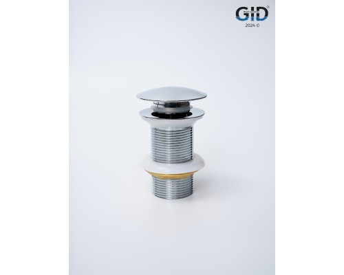 Донный клапан Gid без перелива Ch100 73302K хром 7x7x10