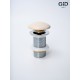 Донный клапан Gid без перелива Sr100 74405K светло-коричневый матовый 7x7x10