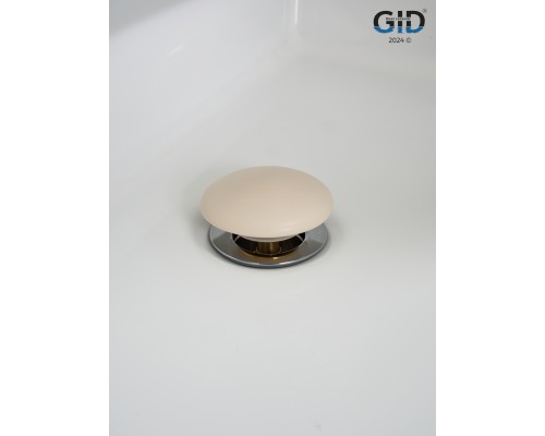 Донный клапан Gid без перелива Sr100 74405K светло-коричневый матовый 7x7x10