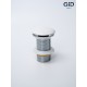 Донный клапан Gid без перелива Whm100 74403K белый матовый 7x7x10